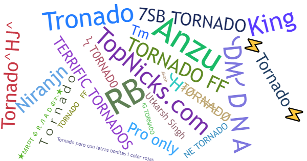 Smeknamn för Tornado