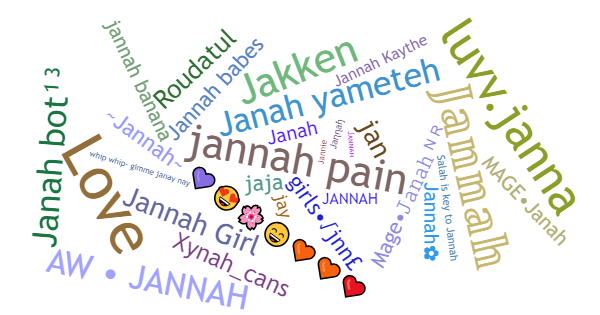 Smeknamn för Jannah