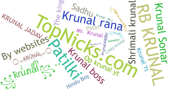 Smeknamn för Krunal