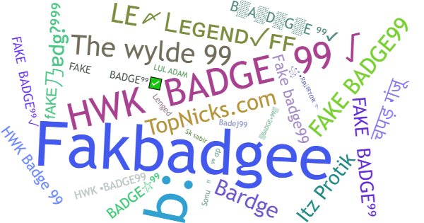 Smeknamn för Badge99